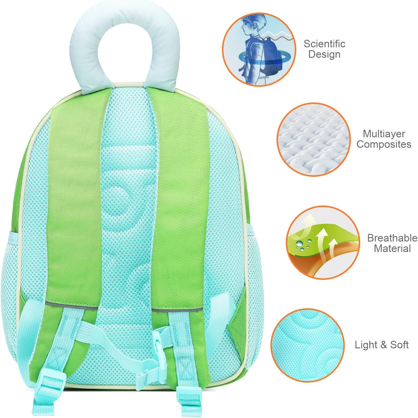 SUN EIGHT Cute Animal Preschool Backpack for Toddlers Aged 2-8 SE-90242