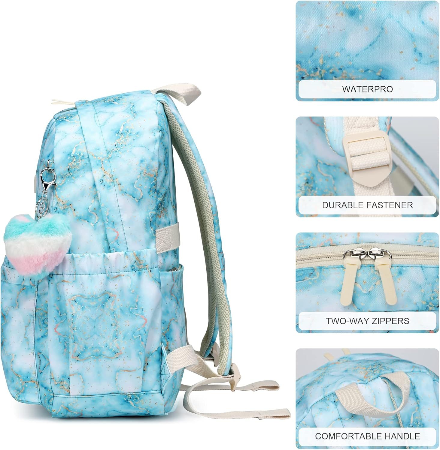 SUN EIGHT 30L-Large Lightweight Bookbag for Kids Teens 6-18 SE-8356