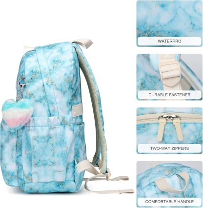 SUN EIGHT 30L-Large Lightweight Bookbag for Kids Teens 6-18 SE-8356