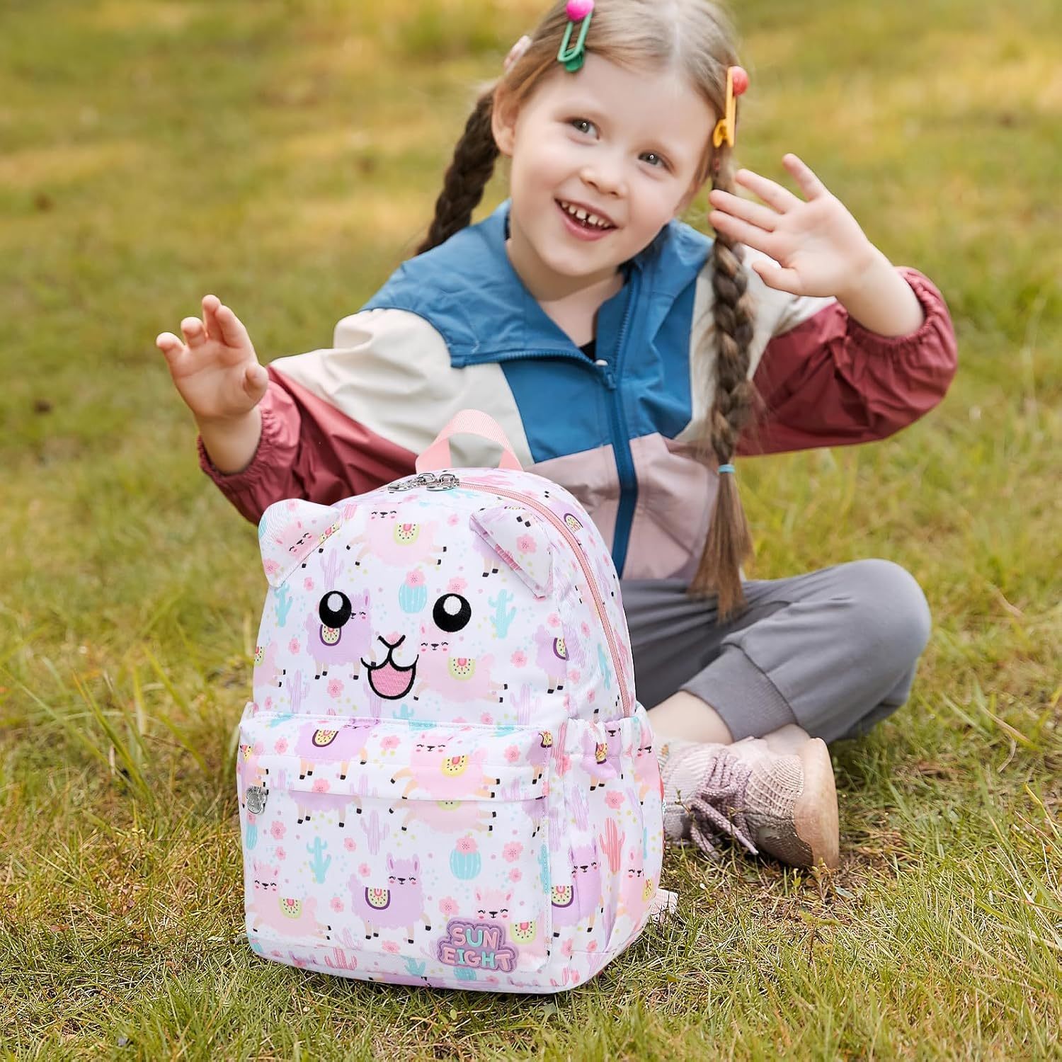 SunEight Toddler Backpack 3D Animal Waterproof Schoolbag Perfect for Ages 2-6 SE-90074-Sun Eight Backpack