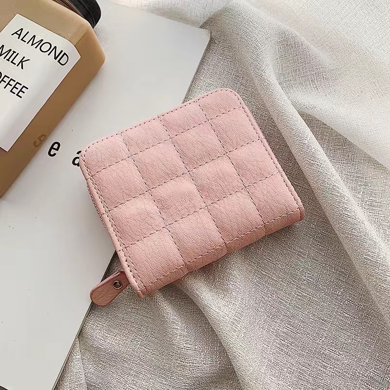 SE Simple Women's Small and Exquisite Mini Multifunctional Wallet Large Capacity Card Holder Folding Small Coin Purse  XP-095