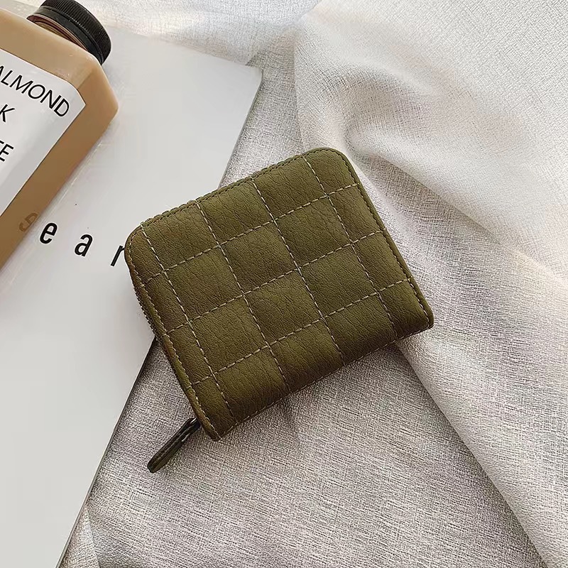 SE Simple Women's Small and Exquisite Mini Multifunctional Wallet Large Capacity Card Holder Folding Small Coin Purse  XP-095