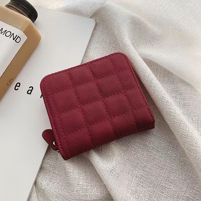 SE Simple Women's Small and Exquisite Mini Multifunctional Wallet Large Capacity Card Holder Folding Small Coin Purse  XP-095