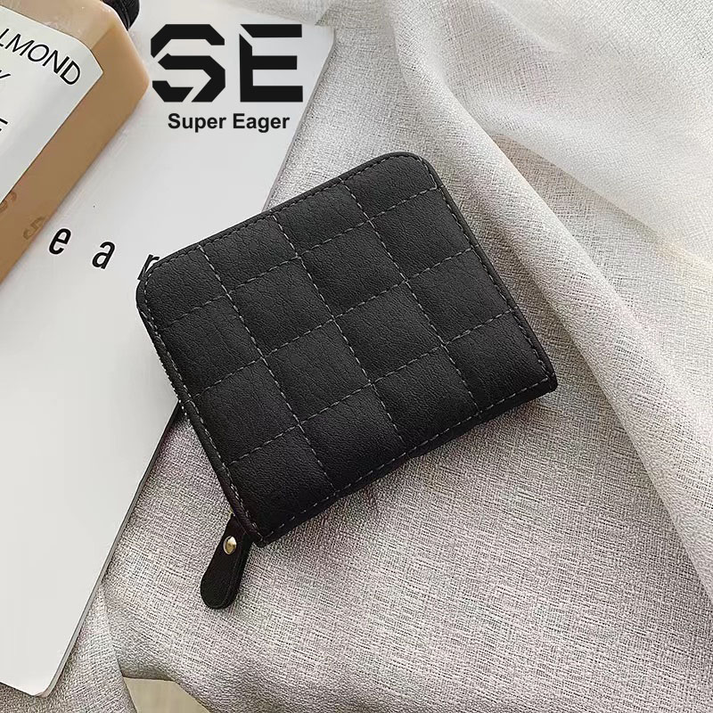 SE Simple Women's Small and Exquisite Mini Multifunctional Wallet Large Capacity Card Holder Folding Small Coin Purse  XP-095