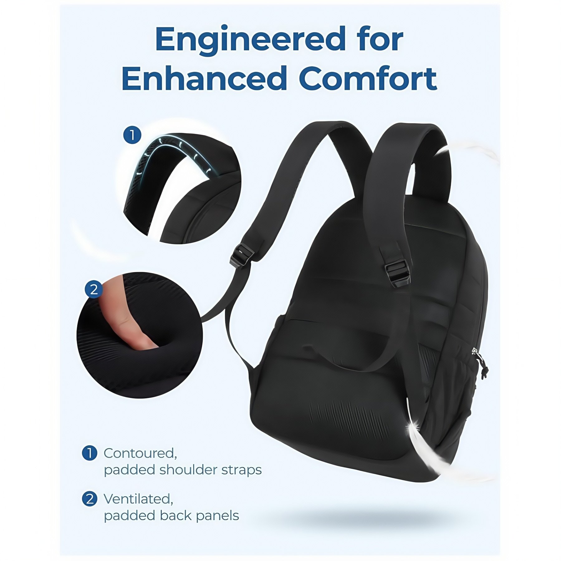 SE  Popular Waterproof Travel Backpack ,Quilted Casual Schoolbag for college,Office,travel ,can Hold 15.6 inch Notebook