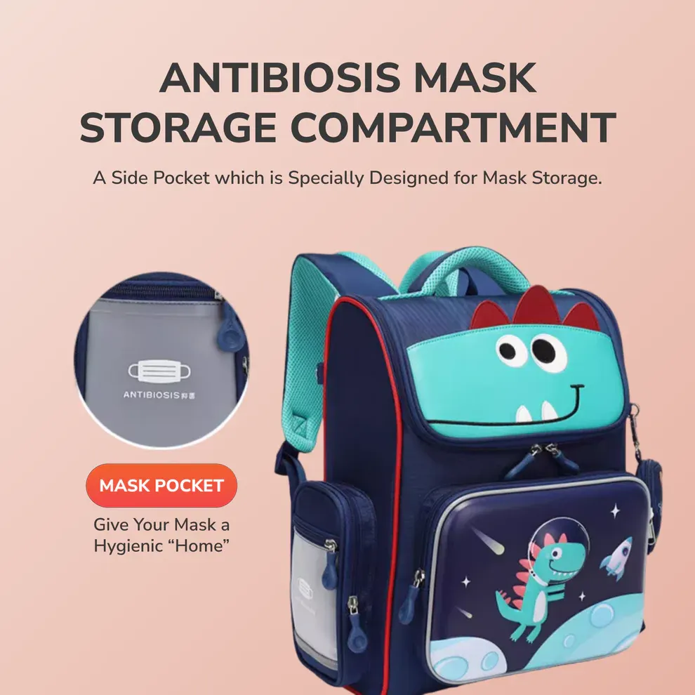 Sun Eight Ergonomic Spine Protection Primary School Bag Perfect for Ages 7-12 SE90148-Sun Eight Backpack