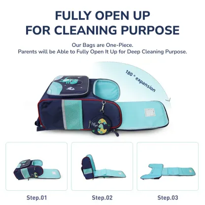 Sun Eight Ergonomic Spine Protection Primary School Bag Perfect for Ages 7-12 SE90148-Sun Eight Backpack