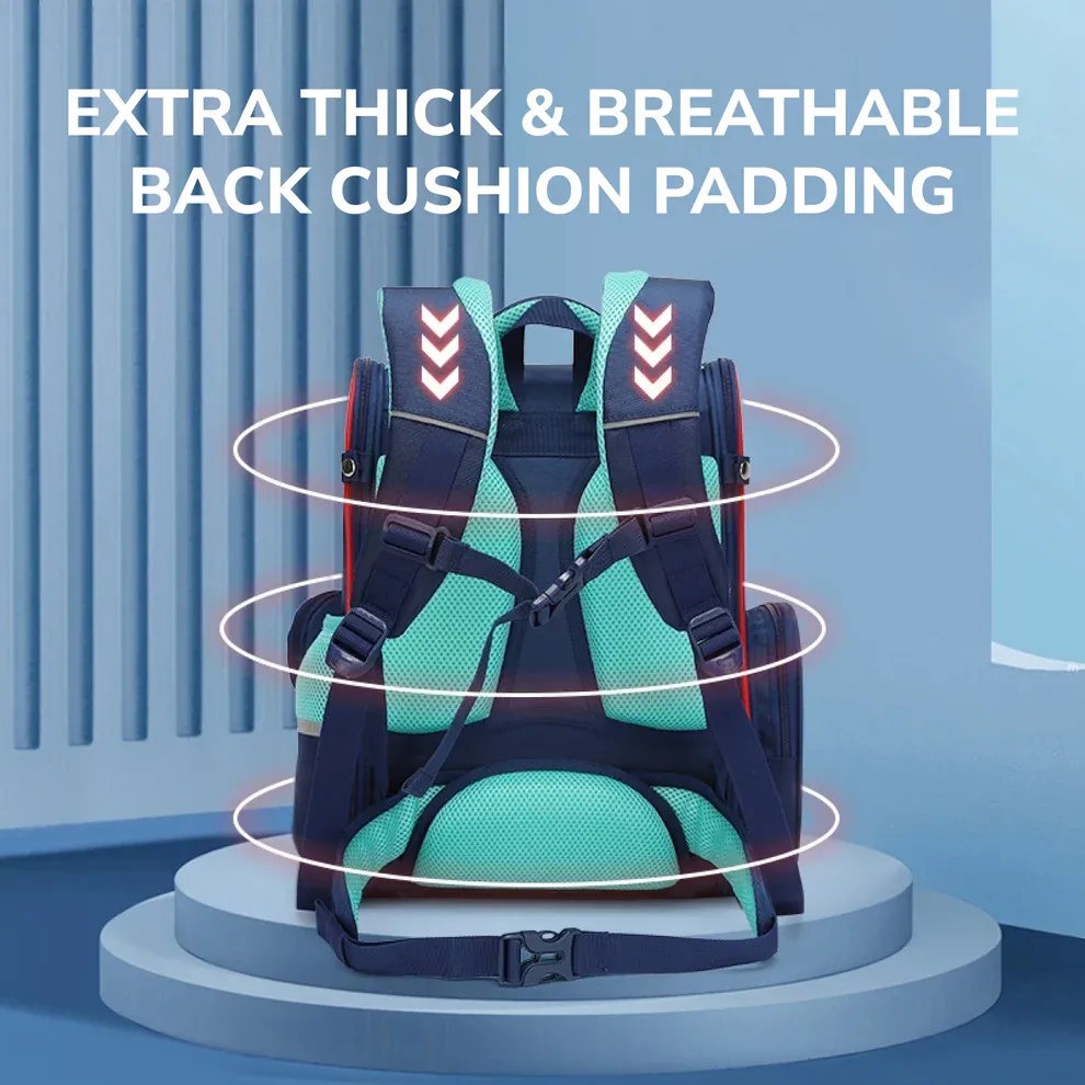 Sun Eight Ergonomic Spine Protection Primary School Bag Perfect for Ages 7-12 SE90148-Sun Eight Backpack