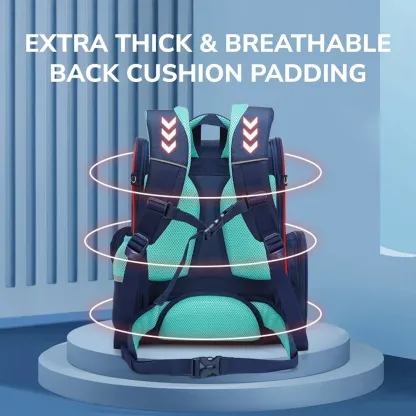 Sun Eight Ergonomic Spine Protection Primary School Bag Perfect for Ages 7-12 SE90148-Sun Eight Backpack