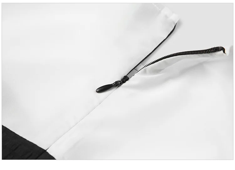 Color Block Little Black Dress Women Elegant And Commute Summer New Gentle Texture Playful Mermaid Hem Short Skirt