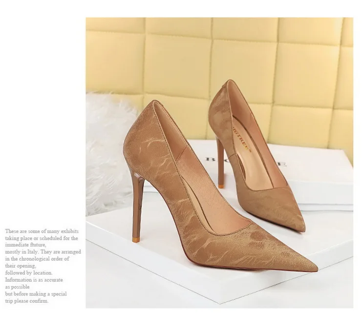 Shoes Retro Women Pumps Pointed Toe Stiletto High Heels Women's Sexy Nightclub Shoes New Heels Shoes Female Pumps
