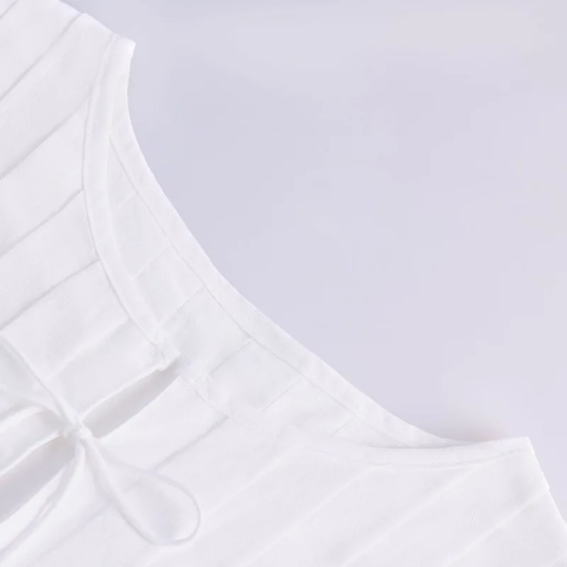 Patchwork Fashion Lace-Up Shirts Top For Women Hollow Out Casual Bandage Solid Elegant Long Sleeve Top Female Cropped Tee