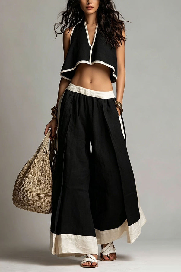 Effortless Summer Linen Matching Set
