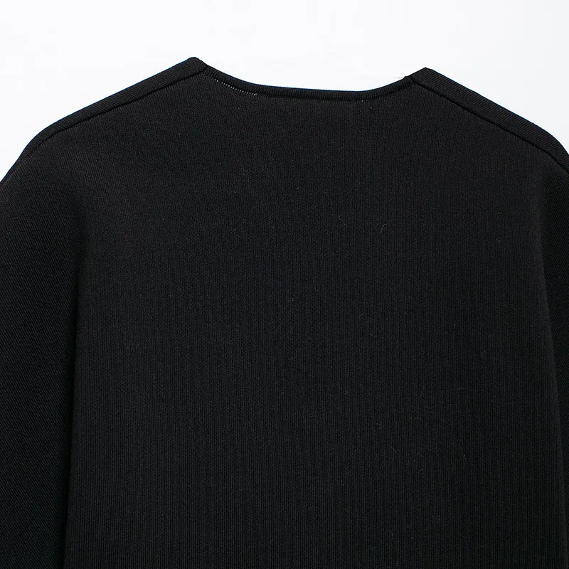 Fashion Knitted Vest Top for Women Short Sleeve V-neck Buttons Loose White Waistcoat Cardigan Female Autumn New in Outwears