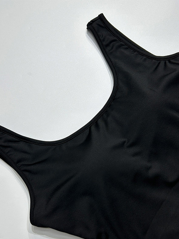 Solid Cutout Backless Jumpsuit