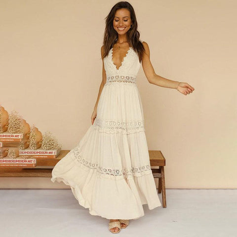 smiling lady in dress
