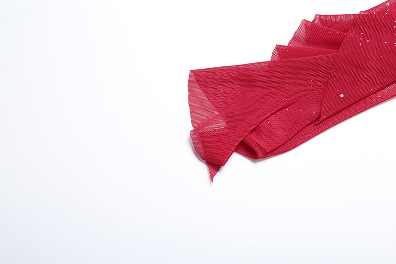 Spring Women Sexy Mesh Irregular Asymmetric Ribbon Slim Fit Backless Sling Dress