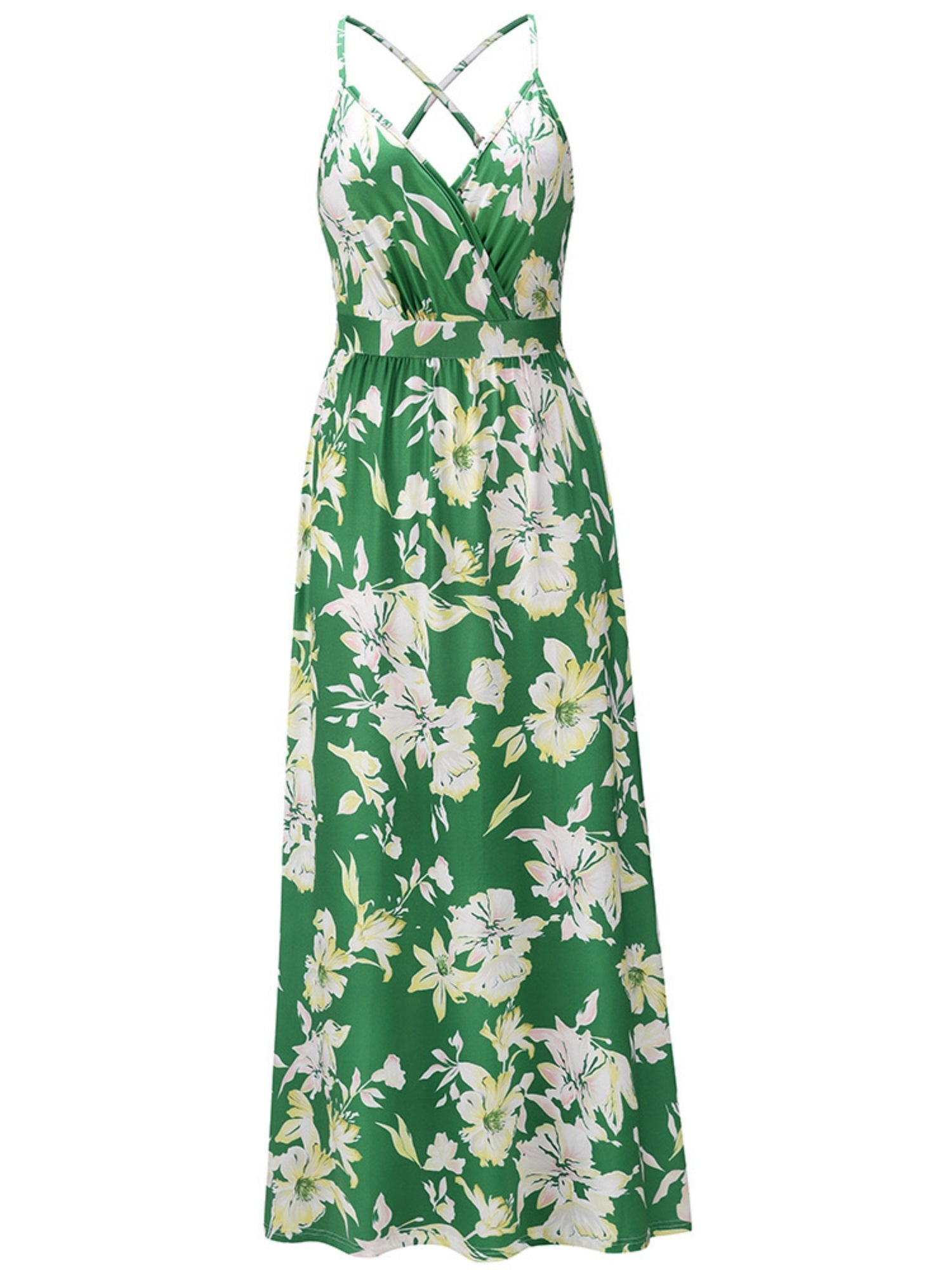 Floral Print Bohemia Camisoles Maxi Dresses