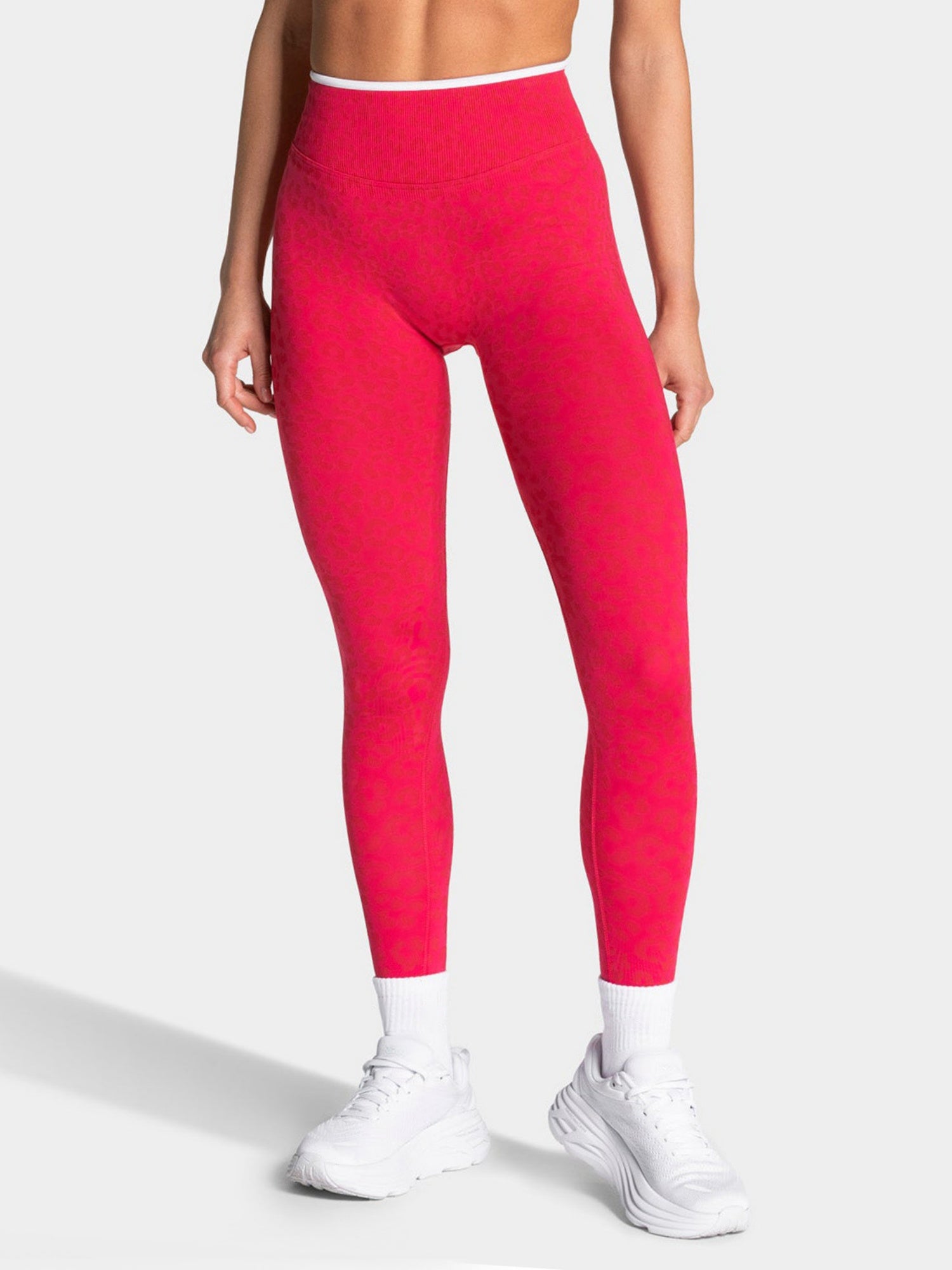 Leopard Print Seamless Abdomen Tight Yoga Fitness Pants