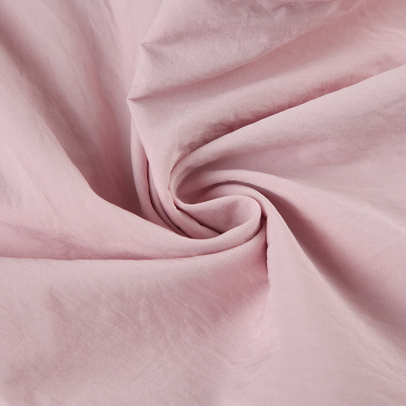 Pink Solid Loose Casual Woven Straight Leg Pants Women Drawstring Low Waist Y2K Baggy Jogging Trousers