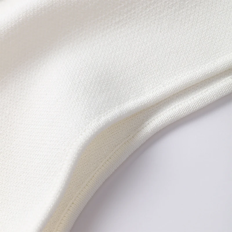 Fashion Knitted Vest Top for Women Short Sleeve V-neck Buttons Loose White Waistcoat Cardigan Female Autumn New in Outwears