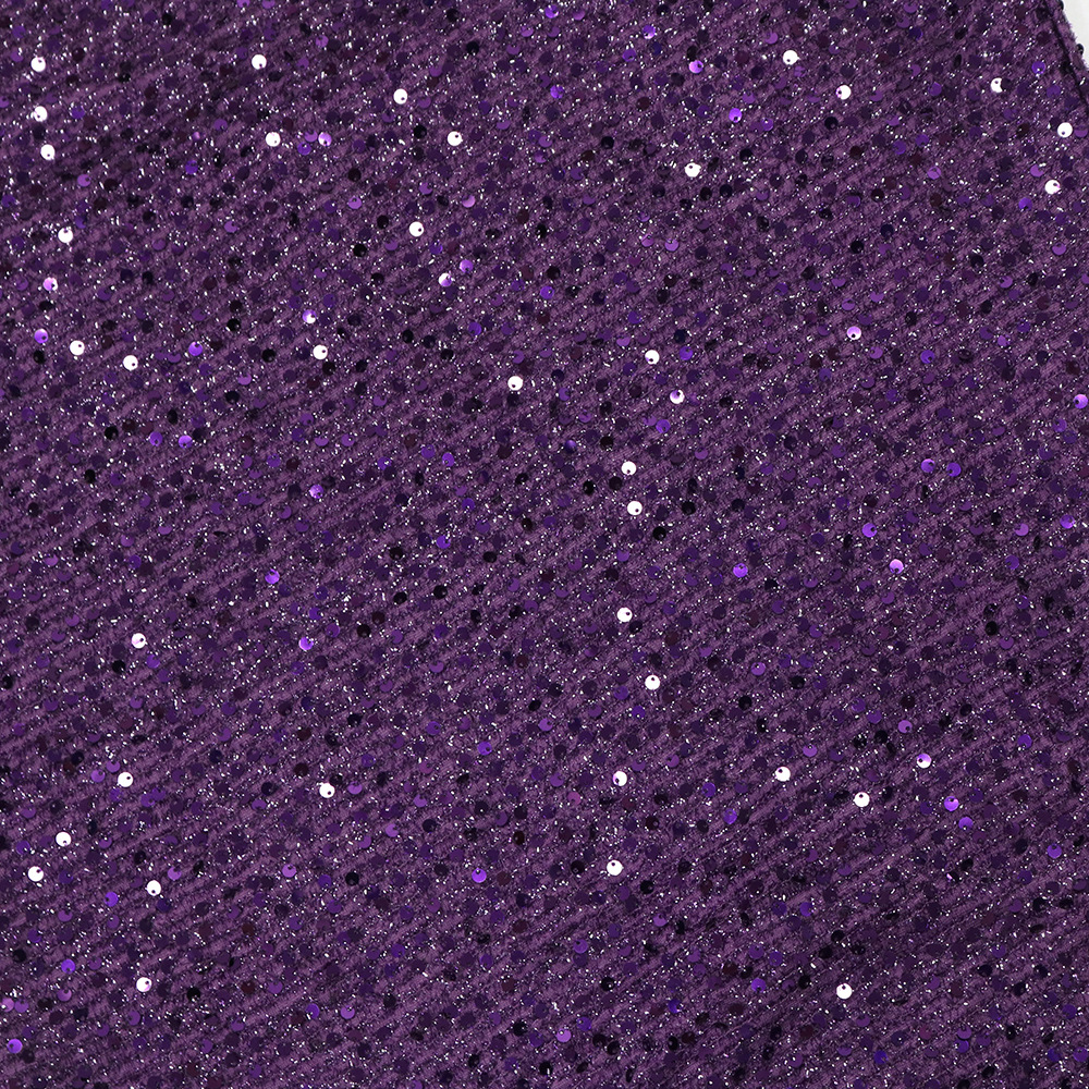 Black Paillette Feather Stitching Sequin Sexy Evening Dress Maxi Dress for Women