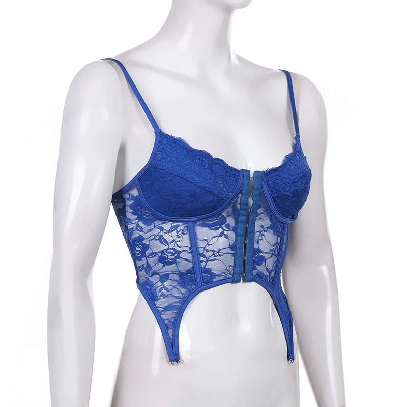 Sexy Women Camisole Backless Cross Bandage V Neck Lace Crop Top Aesthetic Ladies Tank Vest Y2K Sleeveless Clubwear