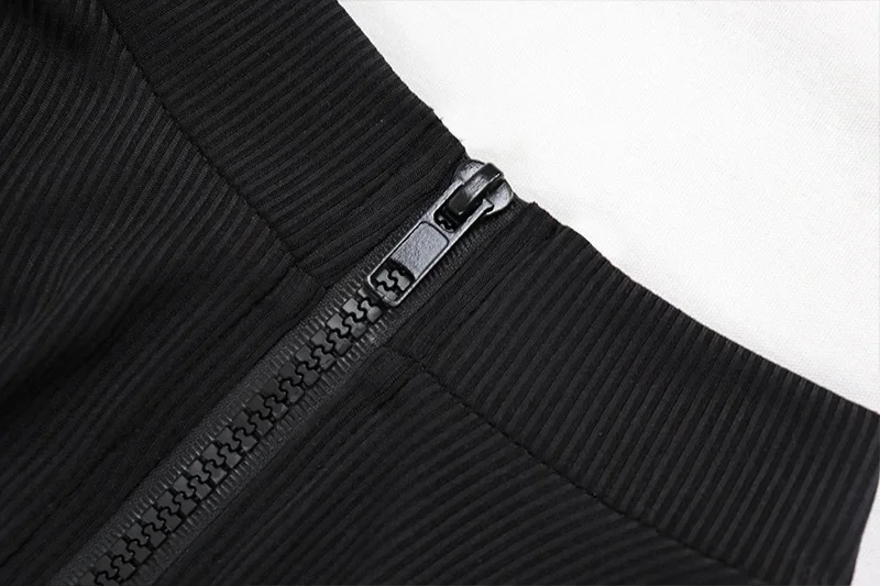 Sexi Night Dress Hot Club Outfits Women One Piece Aesthetic Clothes Sleeveless Bodycon Vestidos De Mujer Zipper Black Streetwear