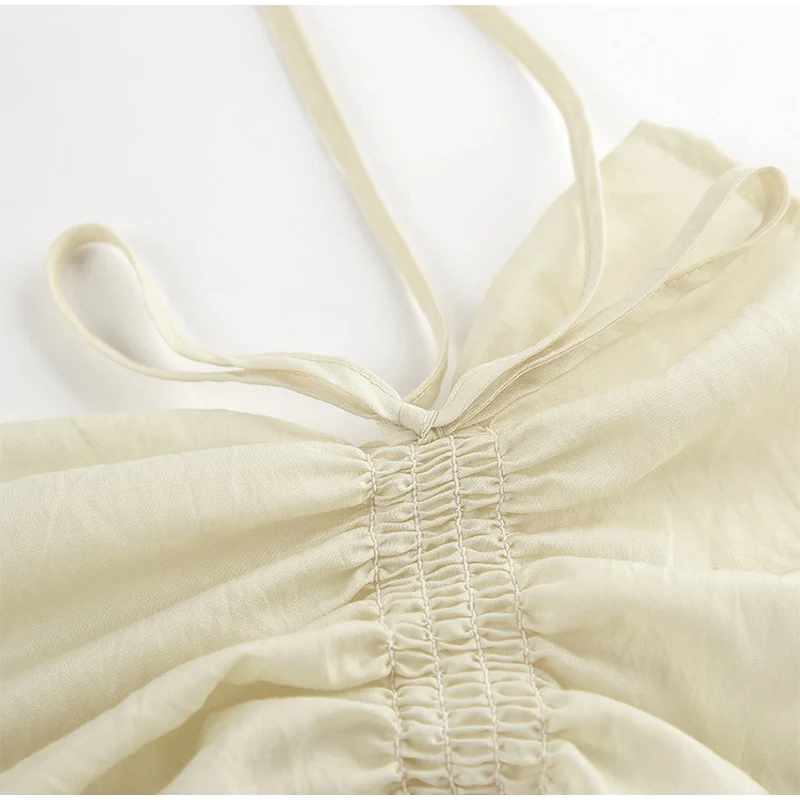 Loose Ruffles Shorts Set For Women 2 Pieces V Neck Hollow Out Shirts Wide Leg Short Pants 2025 Spring Summer Lady White Suit