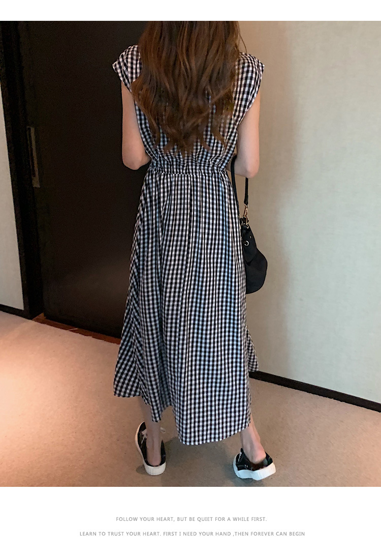 Retro Dress Women Summer Gentle Elegant Can Waist Trimming Loose plus Size Cotton Linen Large Swing Dress