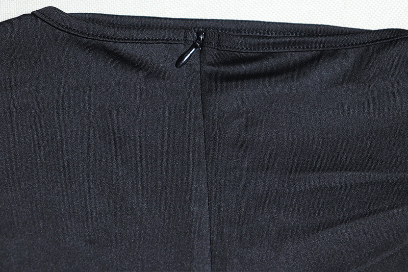 Solid Color Sexy Cutout Sexy Long Sleeve Skinny Hip Raise Fitness Jumpsuit Trendy Women