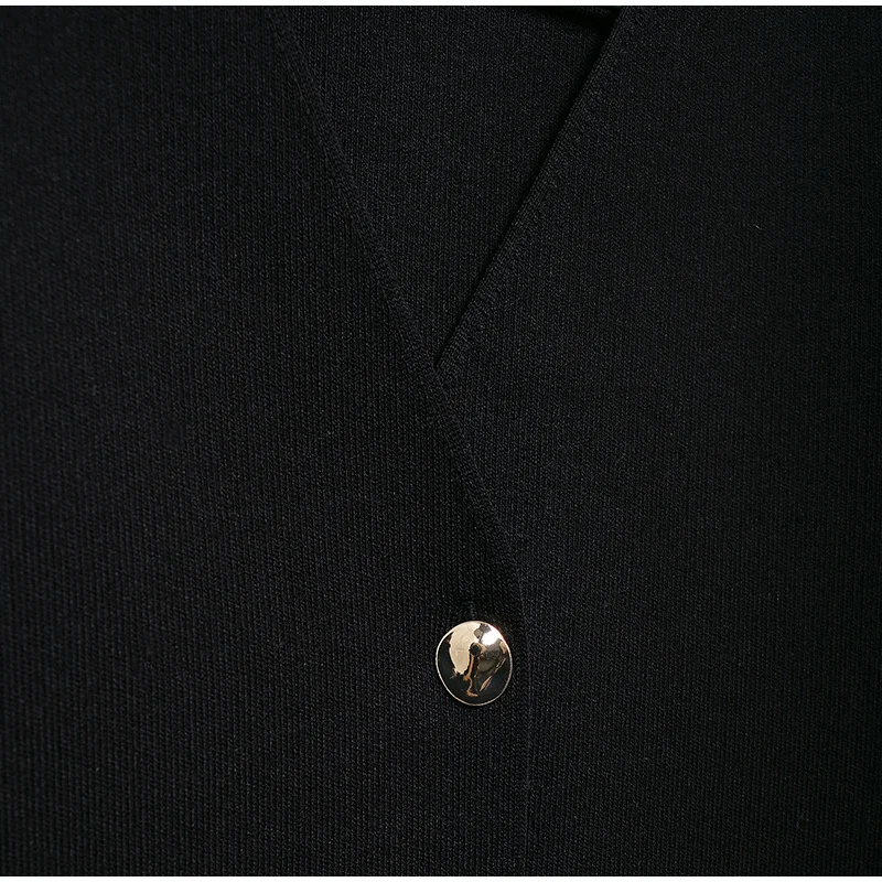 Fashion Knitted Vest Top for Women Short Sleeve V-neck Buttons Loose White Waistcoat Cardigan Female Autumn New in Outwears