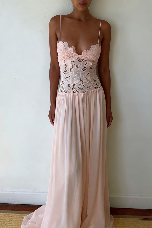Amelie Lace Bustier Dress