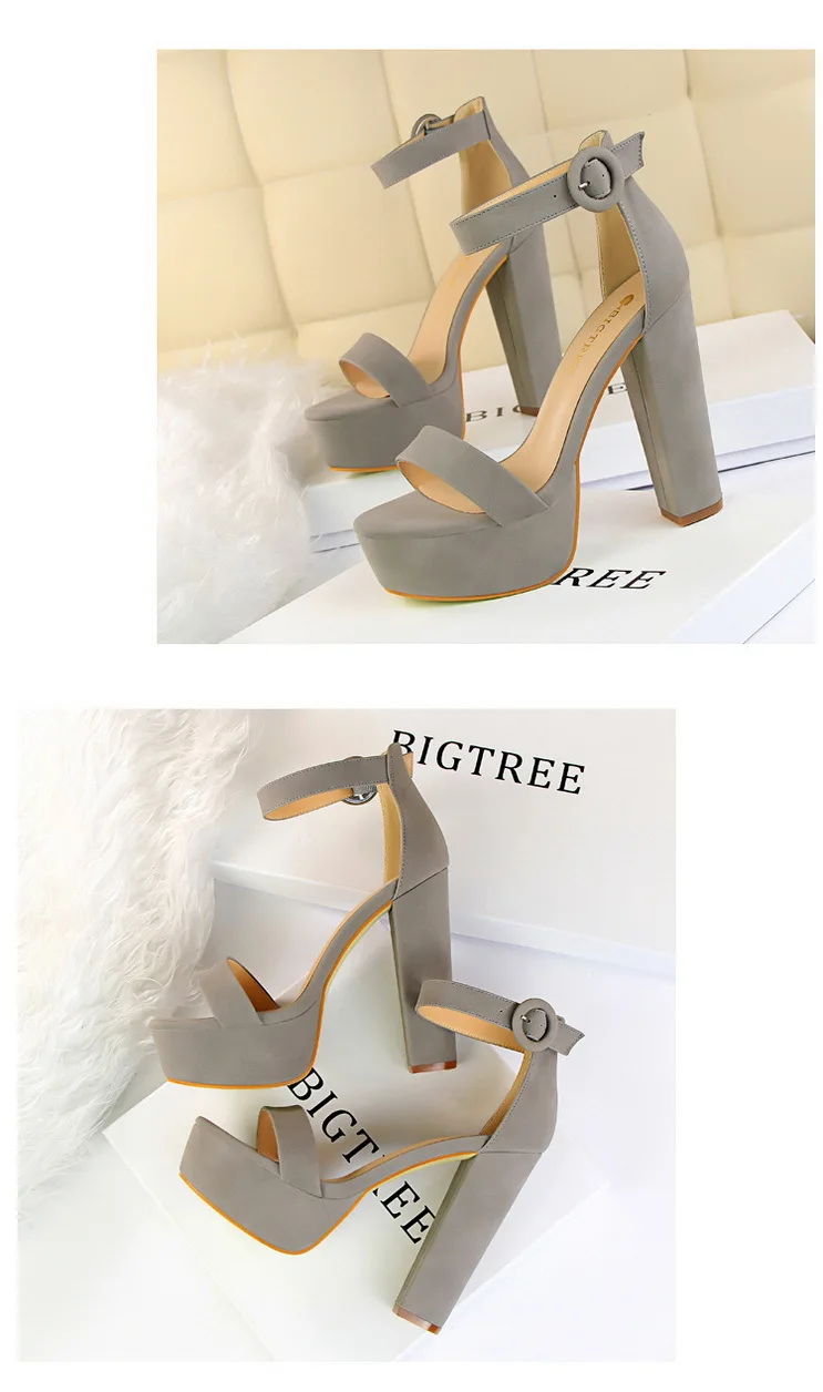 Elegant Sandals Women High Heels Pumps Super High Heel 13.5 Cm Sexy Women's Banquet Shoes Platform Heeled Sandals Summer