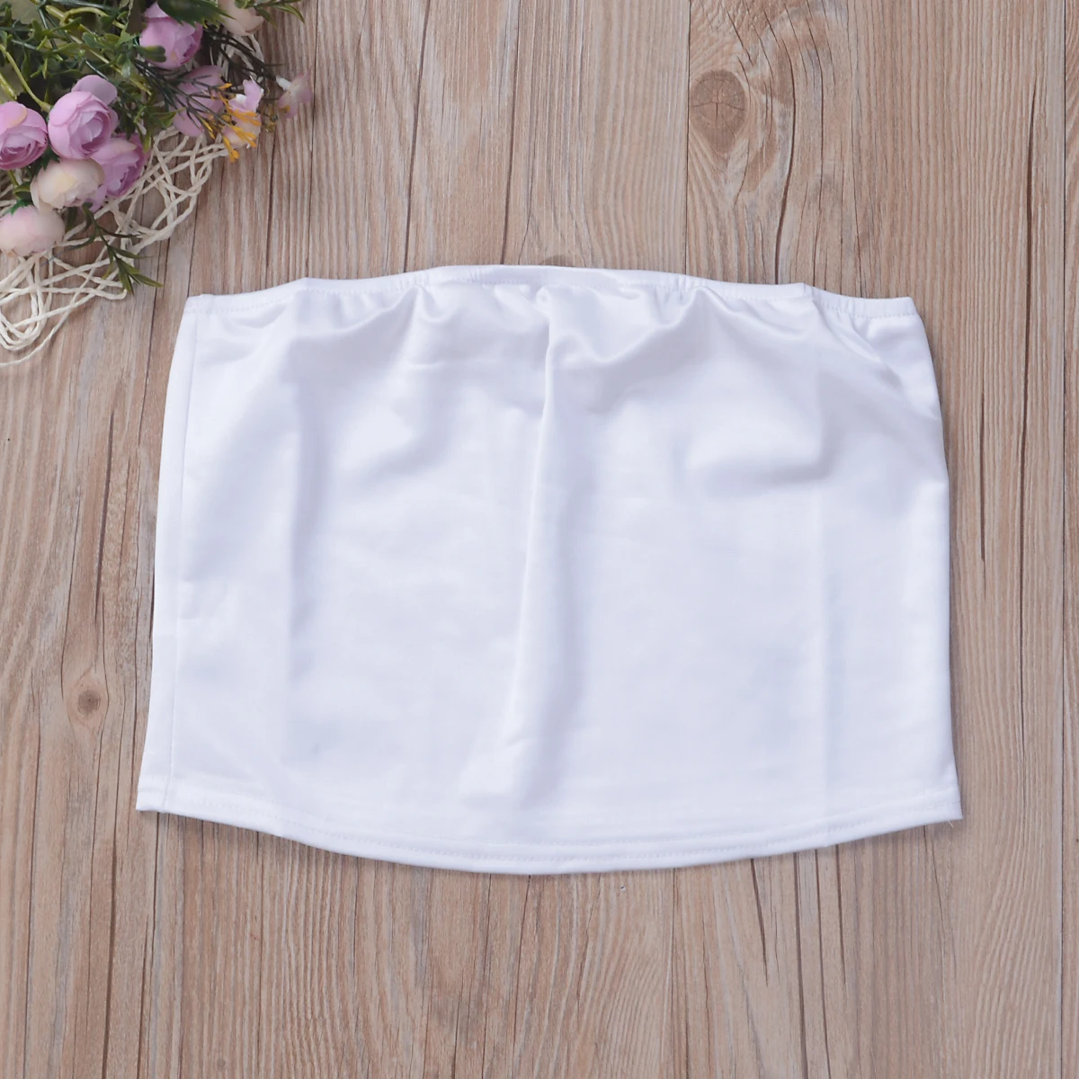 Sexy Tank Top Women Strapless Off Shoulder Tube Top Shortened Female Cami White Black Cropped Vest Backless 2020 Summer Clothes