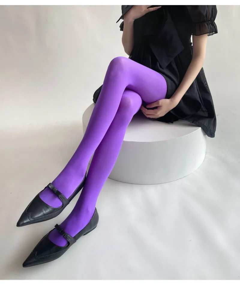 Tights Women Leggings Bodycon Sexy Red See Through Lingerie Femme Pantyhose Summer New Slim Lace Stockings Woman Lingerie