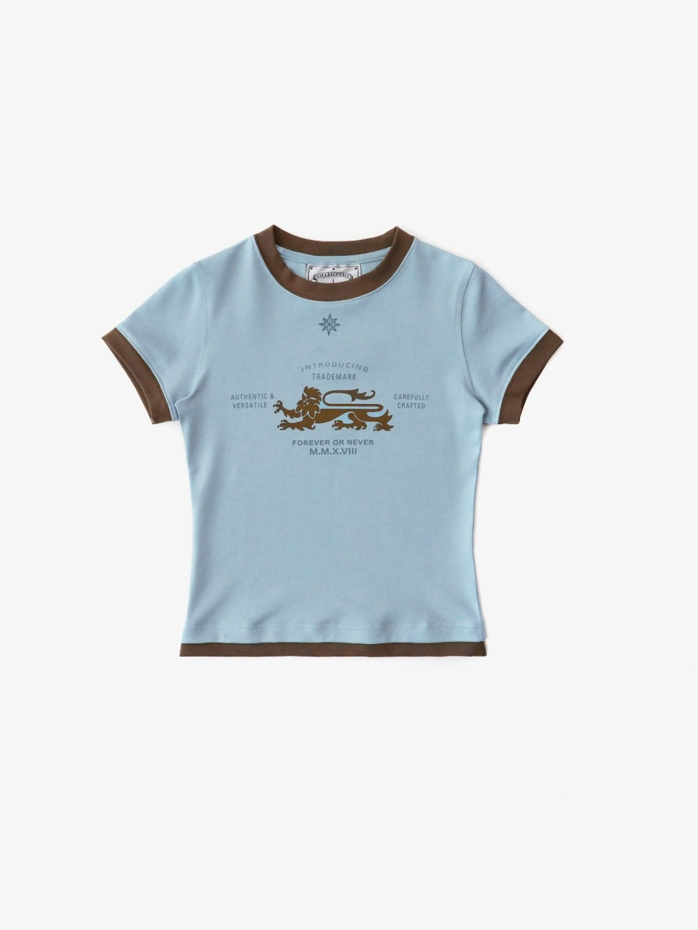 BADBLOOD Lion Sports Color Matching T-shirts