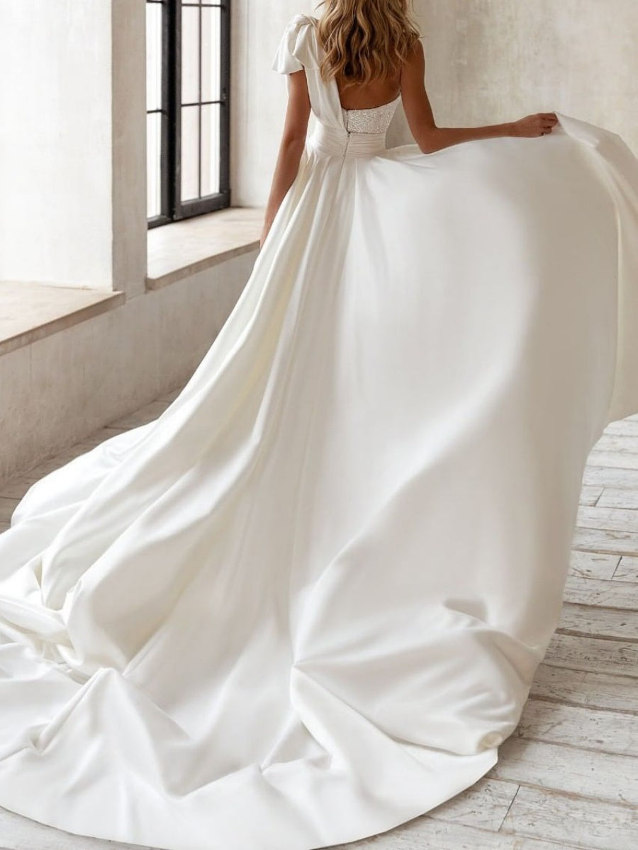 One-shoulder Tie-up Dress, Strapless Long Dress With Pants