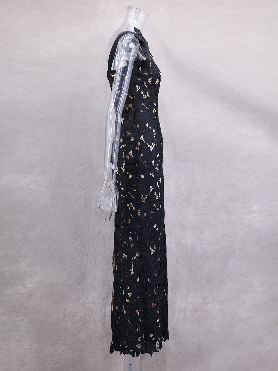 Bodycon Long Dress With Bow Straps Summer Long Party Dress For Women 2026