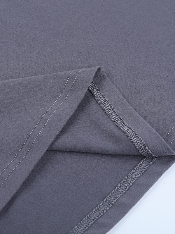 Grey Cowl Neck Women Maxi Dress - Elegant Backless Slim Bodycon - Minimalist Evening Gala 2026