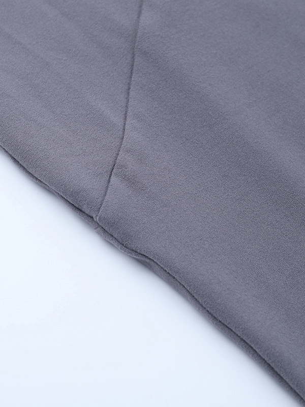 Grey Cowl Neck Women Maxi Dress - Elegant Backless Slim Bodycon - Minimalist Evening Gala 2026
