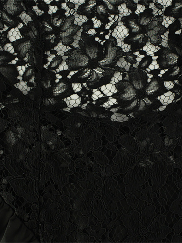 Sheer Lace Patchwork Halter Maxi Dress For Women - Black Sexy Backless Mermaid Bodycon - Summer Formal Evening Gown 2026