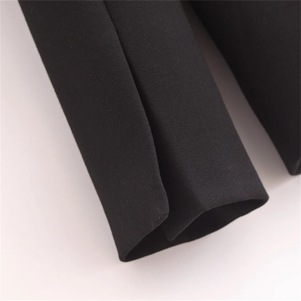 autumn new women's clothing style slim fit loose versatile shoulder pad lapel simple suit jacket