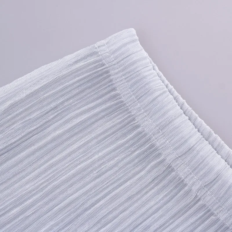See Through Long Skirt For Women High Waist Sexy Hollow Out Skirts Womens Club Fashion Party Hot Girls Faldas De Mujer