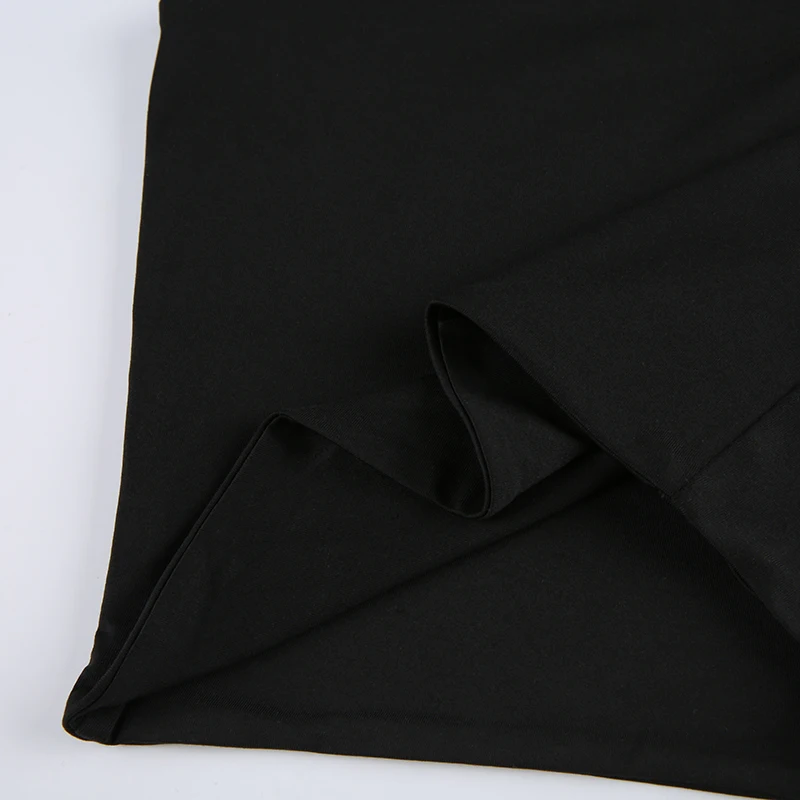 Solid Square Collar Wide Straps Slim Cropped Vest Top