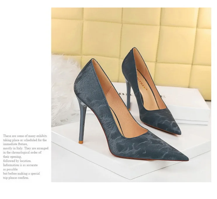 Shoes Retro Women Pumps Pointed Toe Stiletto High Heels Women's Sexy Nightclub Shoes New Heels Shoes Female Pumps