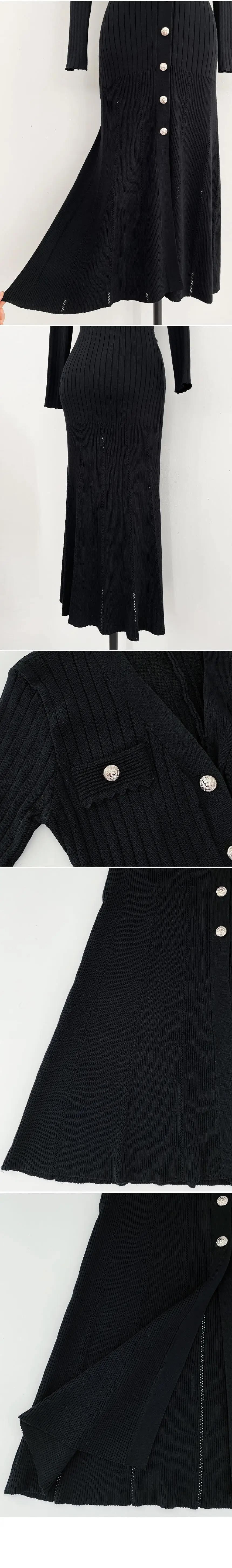 Korean Chic Knitted Dresses for Women V-neck Long Sleeve Slim Bodycon Ruffles Party Dress Casual Autumn Winter New Vestidos