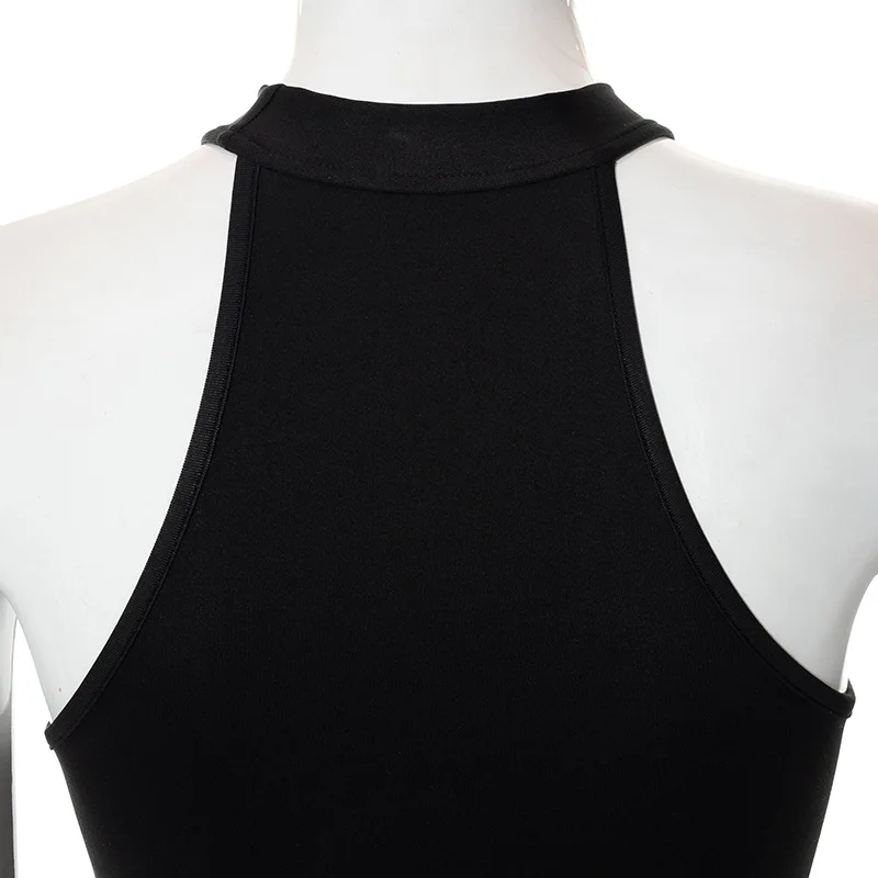 Black Dresses For Women Y2k Clothes Long Tassels Vestidos De Mujer O-neck Sleeveless Sexi Night Dress Hot Club Outfit Streetwear