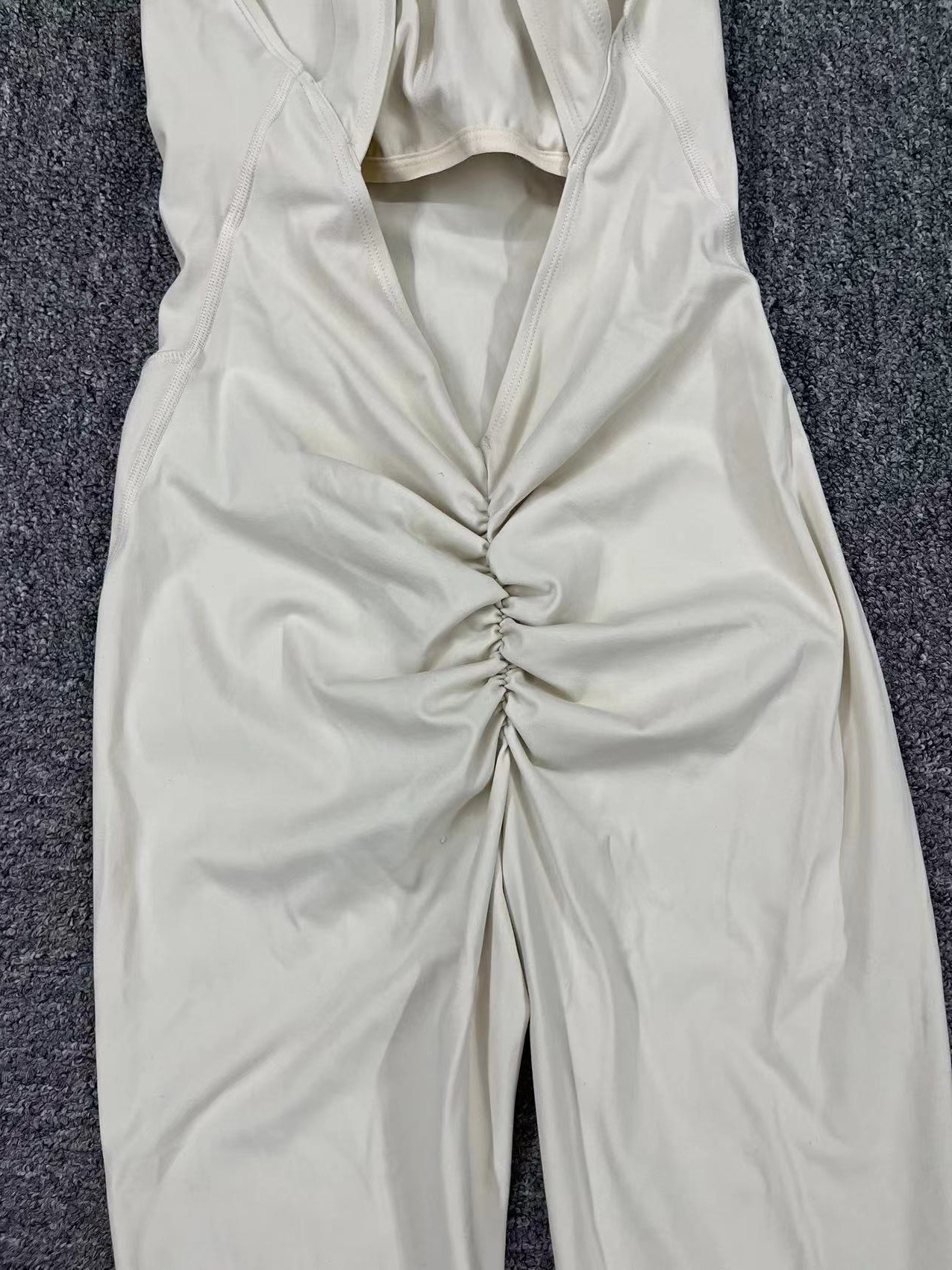 Back Buckle Yoga Jumpsuit Women Peach Hip Backless Sports Quick Drying One Piece Fitness Jumpsuit