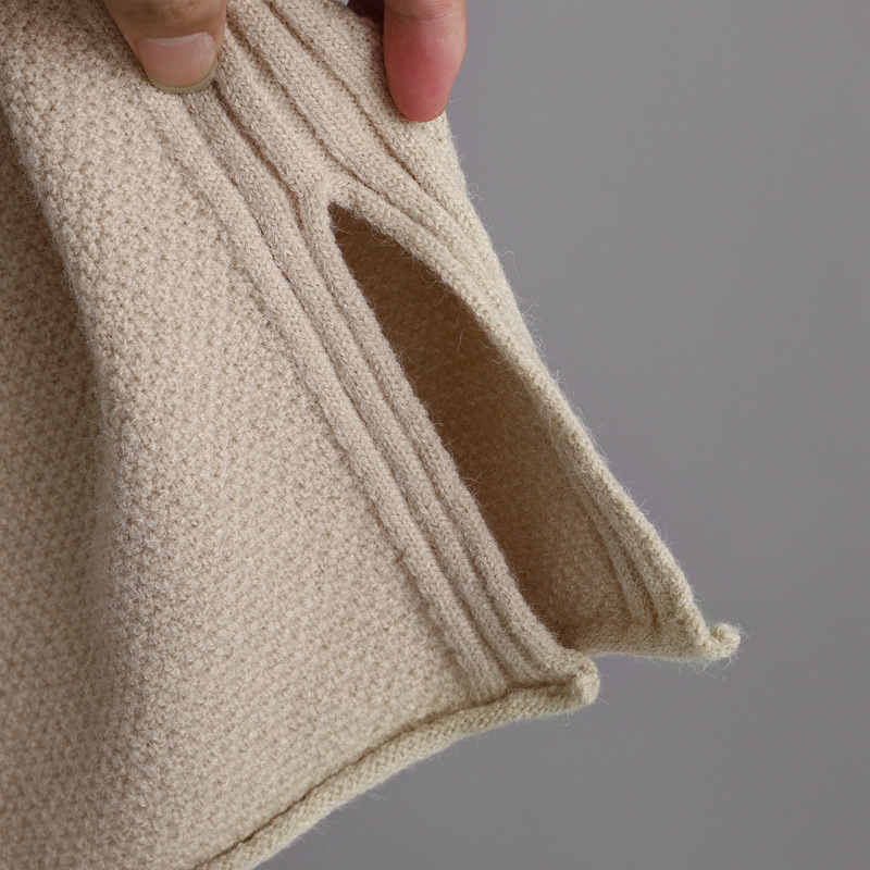 Autumn Winter Casual Knitting Work Pant Women Korean Loose Sweater Wide Leg Pants Pants Two Piece Set